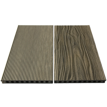 Wpc Decking-Wood Texture Suelo hueco Wpc Flooring